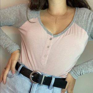 American Eagle Henley Top